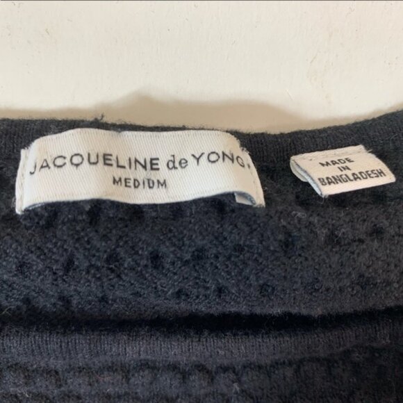 Jacqueline de Yong Black Knit Sweater - Picture 5 of 6